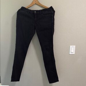 H&M Black Low Waist Skinny Jeans Size 28/30